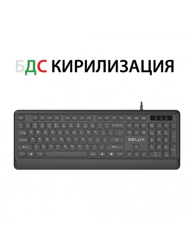 Клавиатура Delux K7009BU с БДС...